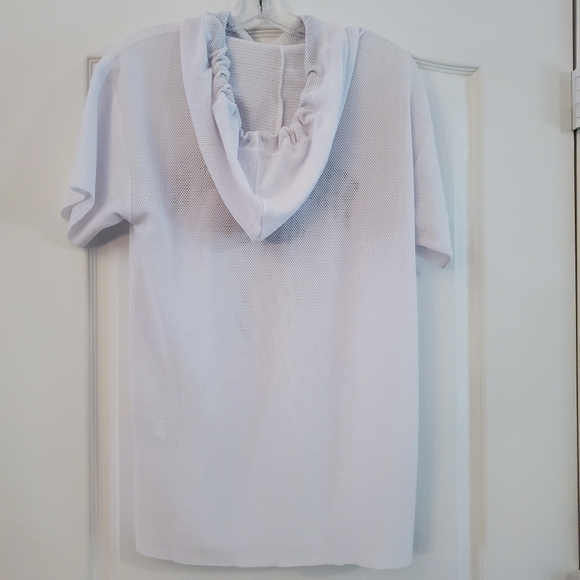 5/25 Forever 21 S Mesh NEW YORK CITY XXL Hoodie Top - Picture 5 of 7